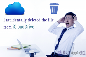 Read more about the article iCloud Driveから間違って削除してしまったファイルをTimeMachineから救出